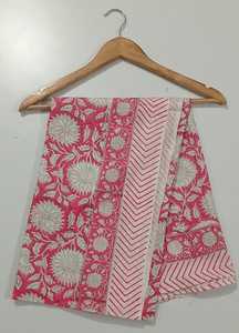 Ethnic Design Hand Block Print Cotton <b>Sarong</b> Lightweight Soft Cotton <b>Wrap</b> Perfect For Pool <b>Beach</b> Vacation Or Relaxed Summer - Product Image 4