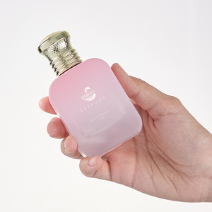 Botellas de perfume de vidrio de Color degradado de alta calidad de fábrica, nuevos diseños, botella de Perfume de lujo con tapa y spray - Product Image 3