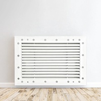 Grilles de ventilation au plafond en aluminium de conception moderne Type de charnière Grille d'air de retour Filtre amovible Application extérieure AC sous-sol