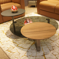 Ensemble canapé de bureau de luxe en cuir de direction moderne personnalisé de meubles commerciaux pour la réception de bureau