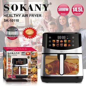 Freidora de Aire Digital de Acero Inoxidable Sokany de 13L para Uso Doméstico, Freidora sin Aceite, Freidora de Aire Inteligente de 14.5 Litros con Pantalla LCD a Color - Product Image 6