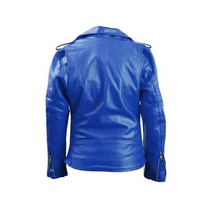 Manufacturer Female Motorcycle Zipper-Leather Coat Good Priced Genuine Pu Leather <b>Men</b> Fashion Bomber <b>Jacket</b> - Product Image 2