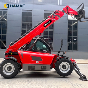Hydrostatic Transmission HT4010 4000kg 10 Meter Telescopic Forklift Boom Forklift with Pilot Joystick <b>Control</b> and ROPS Cabin - Product Image 1