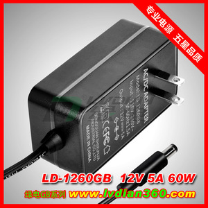 LVDIAN Power <b>Adapter</b> <b>12V</b> 5A 60W DC Output Wall Plug EU UK US Standard - Product Image 4