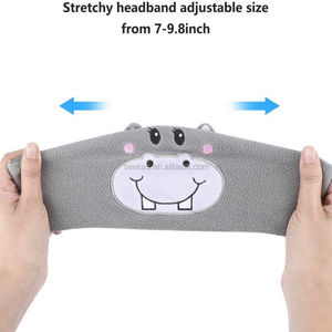 Bandeau de cheveux Bluetooth sommeil, bandeau d'écouteurs musicaux sans fil, bandeau d'écouteurs Bluetooth bandeau Animal mignon avec haut-parleurs - Product Image 2