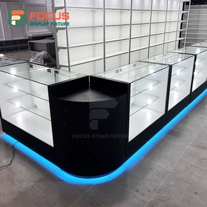 Glass Door Tobacco Display Cabinet Lockable Storage Multi Tier Shelf Secure Cigarette Display Case - Product Image 6