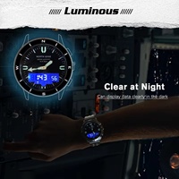 Reloj Deportivo Digital de Aleación para Hombre NORTH EDGE Snow Leopard, Resistente al Agua 50M, Alarma, Altímetro, Barómetro, Brújula, Lujo para Negocios