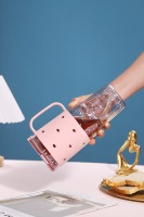 Gobelet de voiture isotherme 887 ml sans BPA, dégradé de couleurs, givré, avec paille et double mode de consommation, poignée, isolation thermique 0-6 heures, écologique, unisexe, pour le sport
