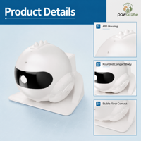 Caméra robotique IA pour animaux de compagnie pour la surveillance des chats et des chiens à domicile, vente en gros, importateurs, distributeurs et fournitures intelligentes pour animaux de compagnie PawGlobe