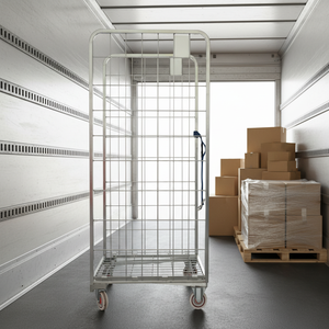 औद्योगिक इस्पात रोलिंग सुरक्षा पिंजरे गाड़ी गाड़ी भारी शुल्क परिवहन भंडारण कंटेनर - Product Image 1