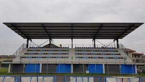 Cubierta de soporte de acero galvanizado en caliente de diseño personalizado de la marca CETA Italia para productos deportivos y de entretenimiento - Product Image 2