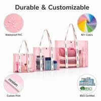 Sac fourre-tout écologique en PVC et TPU recyclé, avec logo personnalisé, réutilisable, pour le shopping, les salons professionnels, cadeau d'entreprise, vente en gros, OEM