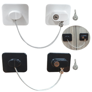 Verrou de porte de réfrigérateur, verrou de sécurité enfant pour armoires de congélation de cuisine, tiroirs, fours à air, friteuses à air et placards - Product Image 1