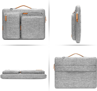 Sac à bandoulière pour ordinateur portable, sac pour ordinateur de 15 à 15,6 pouces compatible avec les ordinateurs portables