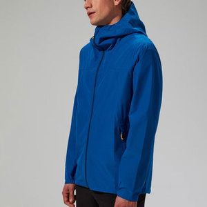 男士定制软壳徒步夹克防水运动轻质风衣拉链编织印花涤纶跑雨 - Product Image 6