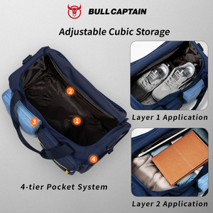 กระเป๋าเป้สะพายหลังกีฬากลางแจ้ง BULLCAPTAIN สำหรับออกกำลังกาย เดินทาง ท่องเที่ยว กันน้ำ เหมาะสำหรับผู้ชายและผู้หญิง ใช้สำหรับออกกำลังกายที่ยิม หรือพกพาไปได้ทุกที่ - Product Image 3