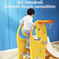 Toboggan intérieur en plastique pour enfants Starry Kids, jeu pour la maison, la maternelle, le jardin, la garderie, la maison de jeux