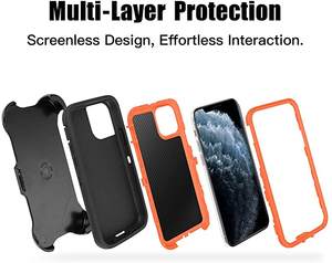 Officiële Kwaliteit Camo Verdediger Case Voor Iphone 13 <span class=keywords><strong>Pro</strong></span> Max Met Riem Clip Zware Full-Body Robuuste Bepantsering Beschermhoes - Product Image 3