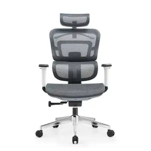 High Back Modern Ergonomic Office Chair Mesh Swivel Home Executive Computer Headrest Office Chairs