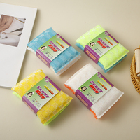 Éponge de nettoyage puissante pour la cuisine, en tissu anti-rayures, résistante aux odeurs, pour la vaisselle