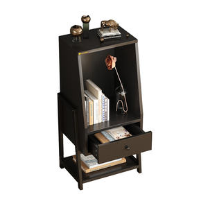 YQ FOREVER armoire de rangement en bois, Table de <span class=keywords><strong>chevet</strong></span>, rangement <span class=keywords><strong>Cube</strong></span> commode bibliothèque étagère chambre salon meubles - Product Image 5