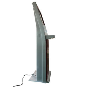 Kiosque à écran tactile avec un design élégant et conforme à la ADA, écran tactile SAW anti-vandalisme, écran LCD TFT et un <span class=keywords><strong>clavier</strong></span> en acier inoxydable. - Product Image 3