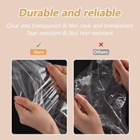 Sacs en cellophane OPP auto-adhésifs auto-scellants 5x7 pouces, 200 pièces, transparents, refermables, pour cadeaux de fête, boulangerie, mariage