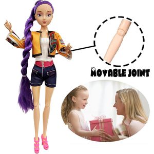 Demon Hunters Toys – ensemble de poupées articulées de 11,5 pouces avec articulations mobiles, lot de 3 figurines de collection pour fans et filles - Product Image 4