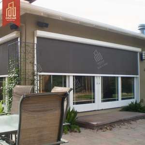 Persianas de pista con cremallera OEM, parasol <span class=keywords><strong>para</strong></span> ventana de Patio exterior, ideal <span class=keywords><strong>para</strong></span> jardín, balcón, terraza, persianas <span class=keywords><strong>enrollables</strong></span> de protección de persiana de fácil instalación - Product Image 1