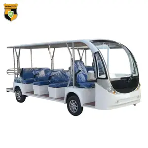 Selling Sightseeing Luxury Shuttle Bus 14 Sets Electric Sightseeing Vehicle