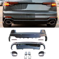 Nouveau pare-chocs arrière PNB de haute qualité avec lèvres arrière et ensemble de tuyaux pour Audi A4/S4 2017-2019 B9 RS4 Upgrade Garantie 1 an