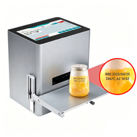 Printer Inkjet Statis Elektrik 12.7mm untuk Plastik, Karton, Botol, Kode QR, Barcode, dan Pencetakan Teks