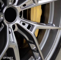 Jantes forgées personnalisées gris bronze squelette 18 19 20 21 22 pouces 5x130 5x120 5x114.3 5x112 pour Porsche Tesla BMW Audi Benz