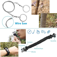 Kit de survie pour voyages en plein air, boîte de premiers soins multifonctionnelle, outils de sauvetage SOS, équipement d'aventure