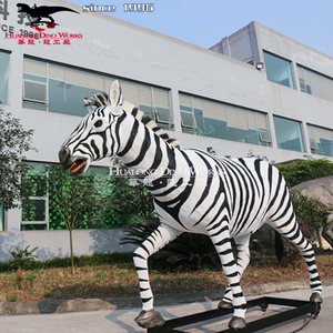 <span class=keywords><strong>Parque</strong></span> zoológico Artificial decorativa estatuas de animales vida tamaño Animatronic Animal cebra - Product Image 1