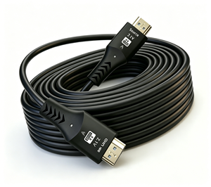 Câble HDMI 2.1 Ultra 8K à fibre optique sur <span class=keywords><strong>bobine</strong></span> 48 Gbit/s AOC avec enrouleur manuel pour diffusion en direct d'événements extérieurs - Product Image 5