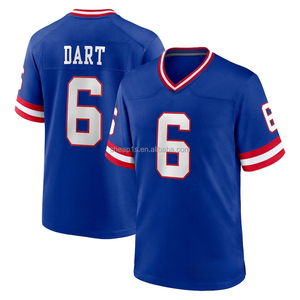 Jersey de Fútbol Americano de los New <span class=keywords><strong>York</strong></span> Giants Bordado al por Mayor # 44 Cam Skattebo # 1 Malik Nabers # Uniforme de Fútbol Americano Jaxson Dart 6 - Product Image 4