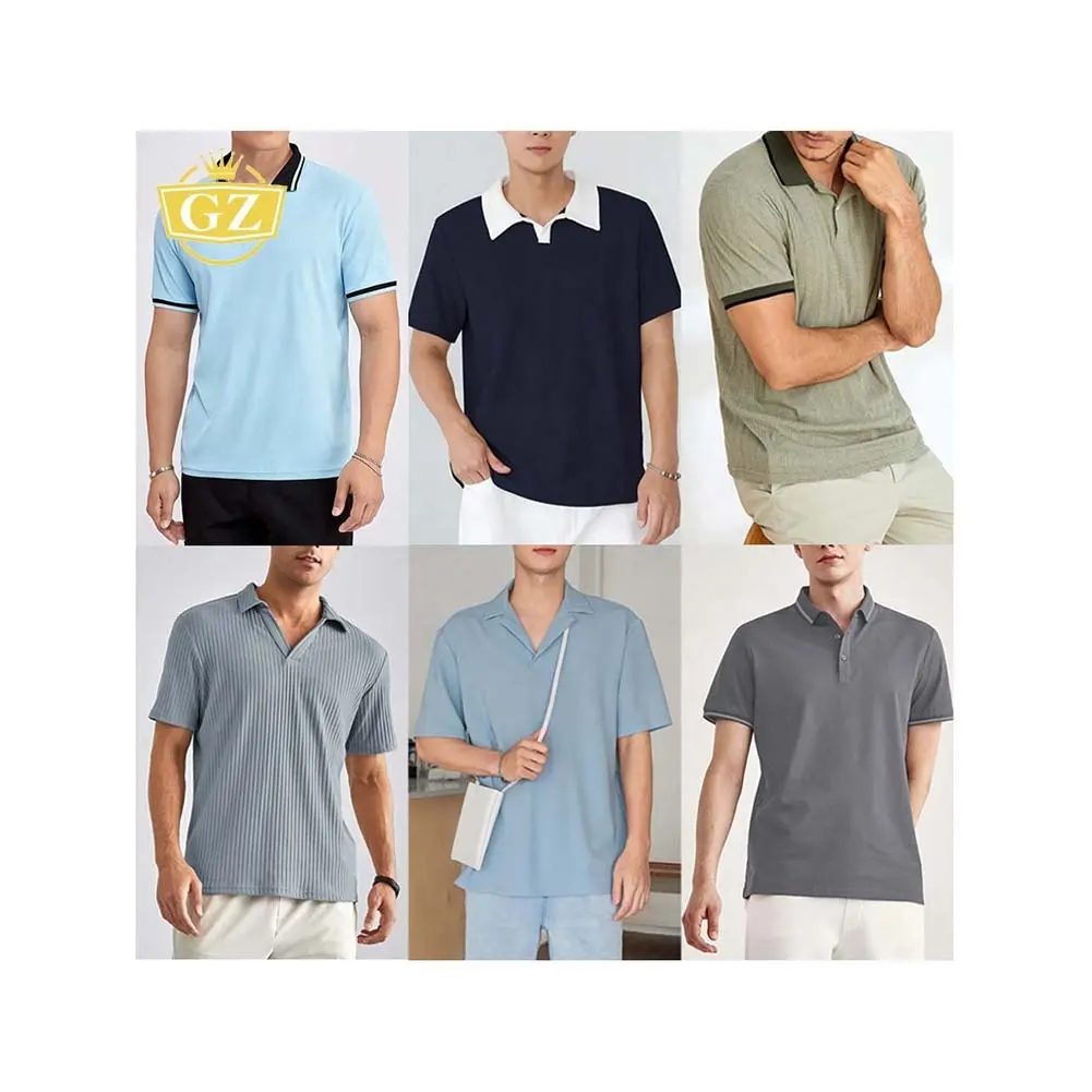 GZ Summer Most Popular Apparel Stock, New Garments Clearance Stock Lots Liquidation T-shirt Polo Stock Cheap Clothes Wholesale