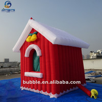 Maison de noël gonflable en usine, pour décoration,