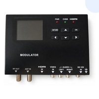 Encoder Modulator Video HD CVBS Saluran Tunggal dengan Casing Logam untuk Peralatan Front-end TV Digital