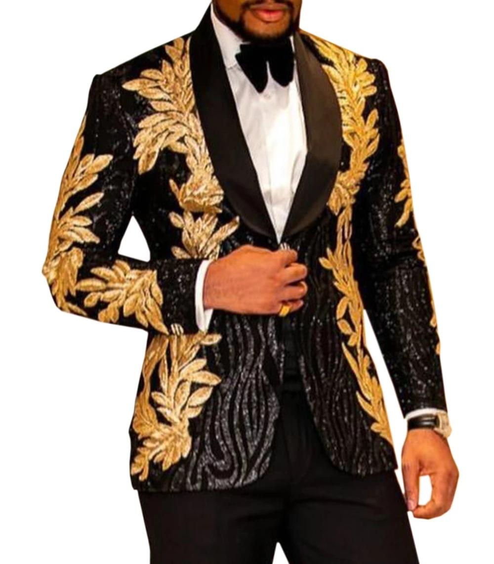 gold suit jacket