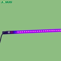 Barre lumineuse LED tricolore rouge, blanc, bleu, DC12V, 3 en 1, interrupteur intégré, intensité réglable, profil en aluminium, étanche IP67, pour auvent 4x4, 90CM