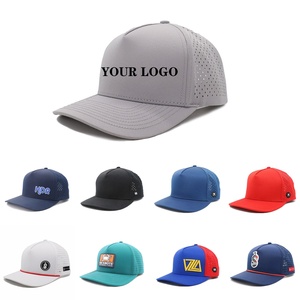 Casquettes de baseball personnalisées de haute qualité, découpées au laser, respirantes, avec boucle en plastique réglable - Product Image 2