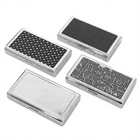Étui à cigarettes métallique classique portable, design fin, capacité 20 cigarettes, personnalisable avec logo – Meilleures ventes