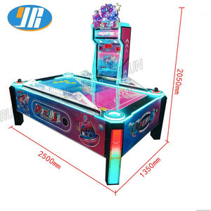 YIRUN Family Interactive Air Hockey Operado por monedas Arcade 2 jugadores mesa de juego Air Hockey Mesa deportes máquina de juegos - Product Image 4