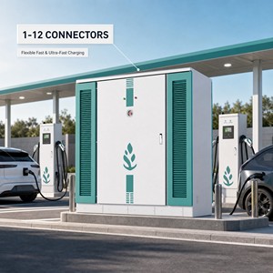 Borne de recharge rapide DC haute puissance pour les aires de service des bus et des camions lourds, infrastructure de recharge commerciale pour véhicules électriques - Product Image 5