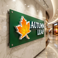 Enseigne de magasin, enseigne de logo d'entreprise, enseignes en lettres 3D en bois avec éclairage LED personnalisées pour les entreprises, les hôtels, les restaurants, les bureaux, enseigne de logo personnalisée en LED 3D