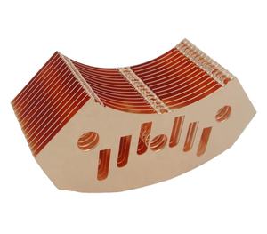 कस्टम प्रगतिशील मुद्रांकन और मुड़ा ढेर में गर्मी सिंक पंख तांबे या एल्यूमीनियम का बना है। - Product Image 2