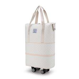 Bagage pliant, roues pivotantes, <span class=keywords><strong>sac</strong></span> de voyage pour femme, grande capacité, extensible, léger, portable et <span class=keywords><strong>sac</strong></span> de maternité - Product Image 3
