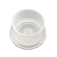 Bouchon d'extrémité multifonctionnel blanc en LDPE à enfiler pour l'étanchéité des extrémités de tuyaux, certifié ROHS